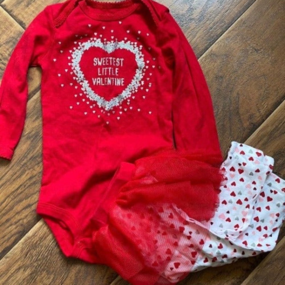 Baby girl Valentine outfit